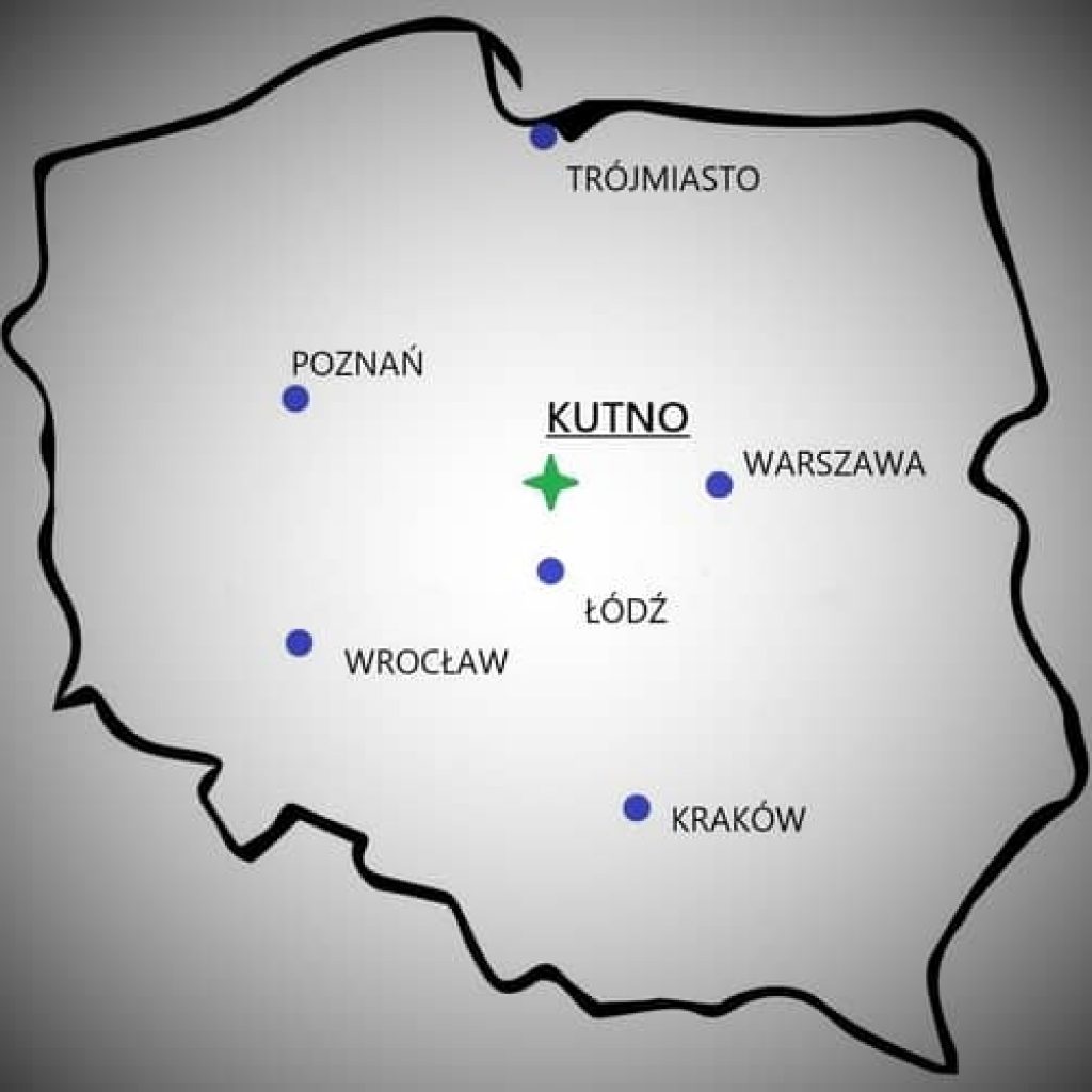 Mapa - Polska - Kutno